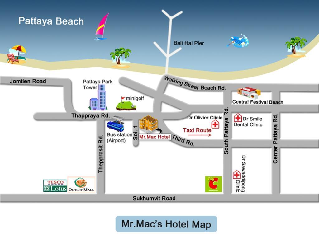 Mr. Mac'S Hotel Pattaya Eksteriør bilde